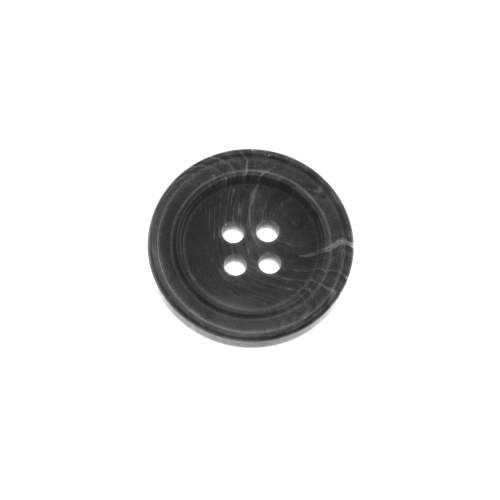 Kõrge äärega, segatud värvidega, nelja auguga plastiknööp, 22mm, 34L
