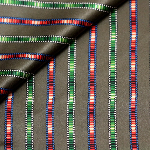 Triibuline, kauniläikeline, 100% siidist kangas, 140cm, 14139