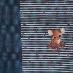 Sõlmelise pahupoolega trikookangas kupongina, 75 cm x 150 cm, Stenzo, 18529