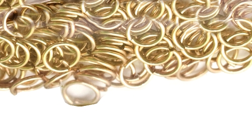 Chain making rings Chain Maille, wire18 ga ø1 mm, ring ø4,37 mm, 140 pcs, Beadalon (USA)