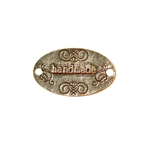 Metallist naast "Handmade" 32 x 19 x 1,5 mm