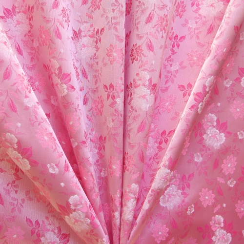 Sissekootud mustriga (jacquard) elegantne kunstsiidist kangas 501248