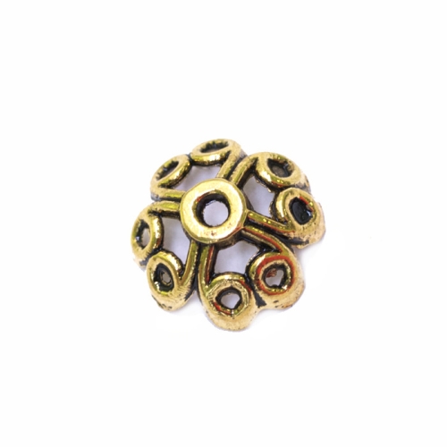 Pitsiline lillekujuline pärlikübar , 11 x 5mm