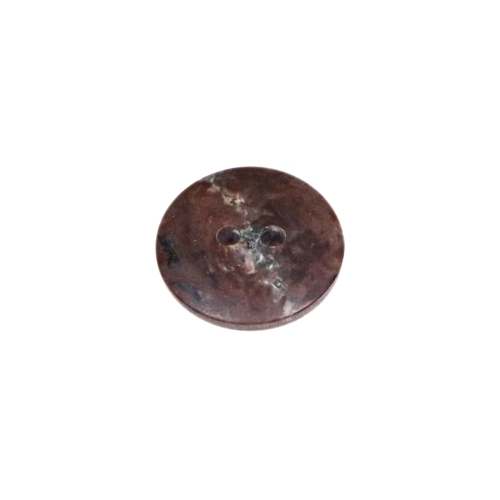 Graniidimustriga, kahe auguga plastiknööp, 18mm, 28L