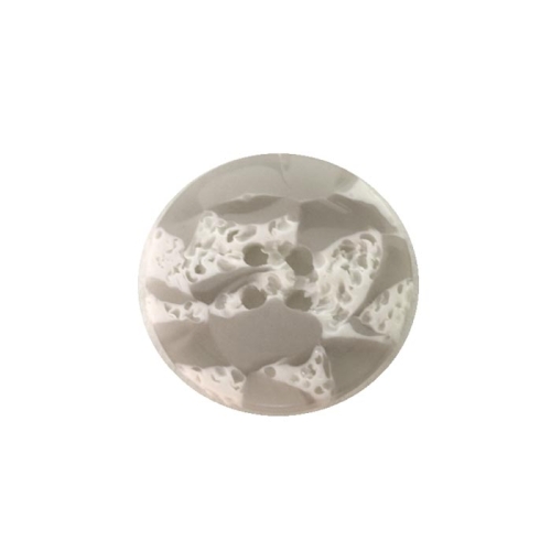 Kirju mustriga, nelja auguga plastiknööp, ø22 mm, 32L