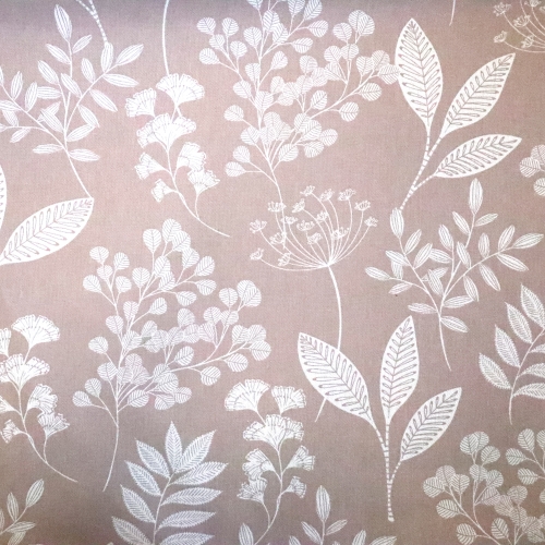 Taimemustriga, tugevam dekoratiivkangas prinditud mustriga, Delicate Flora Branch, (Linelook Print Premium), 145cm, DL3254
