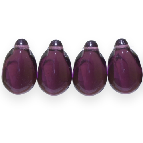 Tilgakujuline riputis ülalt auguga klaashelmes (Jablonex) 24x14mm