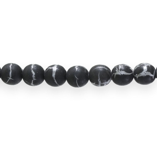 Ümar dekoreeritud klaashelmes, 8mm 
