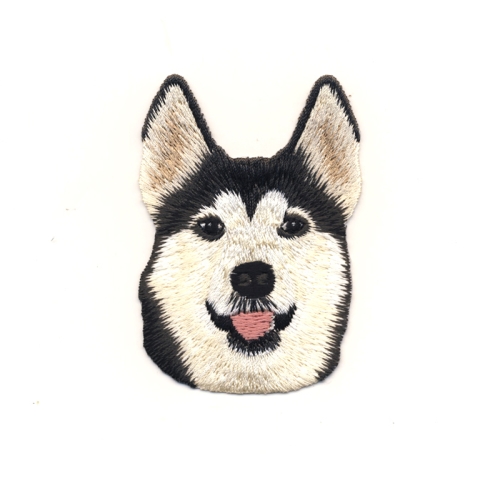Triigitav aplikatsioon; Laika nägu, 8 x 5,5 cm
