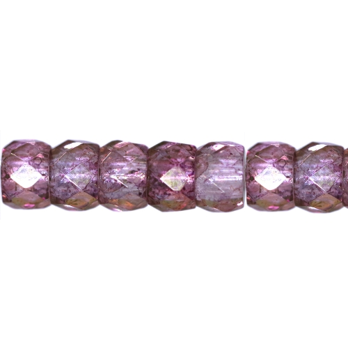 Torujas tahuline klaashelmes, 4mm- auguga; 9x6mm 