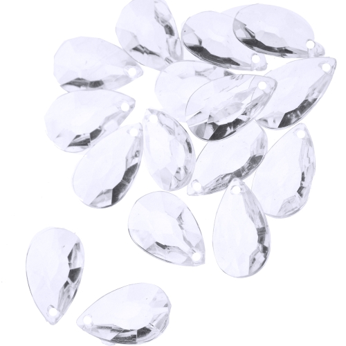 Tilgakujuline tahuline lapik kristall 27 x 17 x 9mm