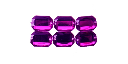 Tahuline ristkülikukujuline plastkristall, 10 × 14 mm