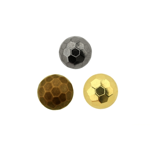 Kärjemustriga, metallilaadsest plastikust, kannaga pidulik nööp 8mm, 14L