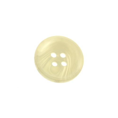 Laiguline, kõrge servaga, nelja auguga plastiknööp, 20mm, 32L