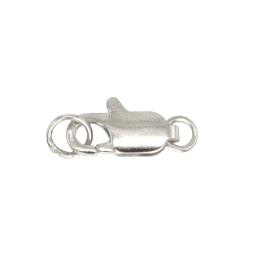 Karabiinhaak otstes rõngastega / Lobster Clasp with Two Jump Rings, 12 mm &amp; 6 mm