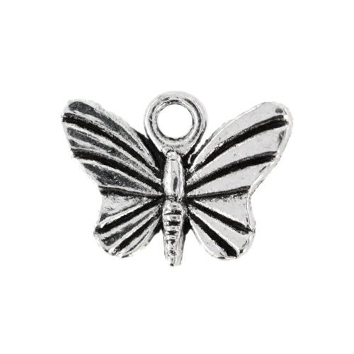 Liblikakujuline metallist ripats, 16x12x1mm
