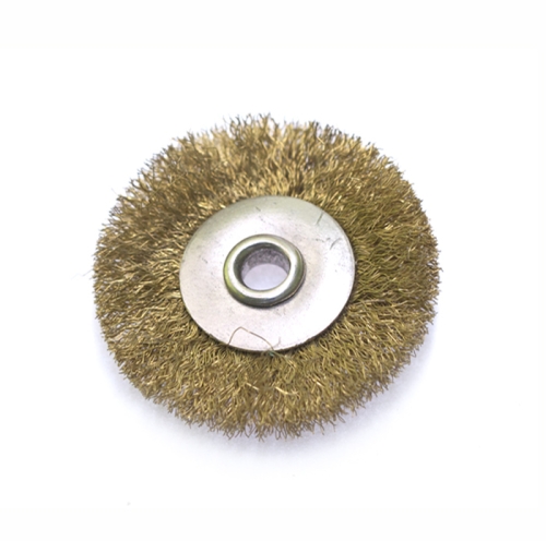 Ketashari messingist harjastega, Brass Bristle Jeweler's Disc Brush