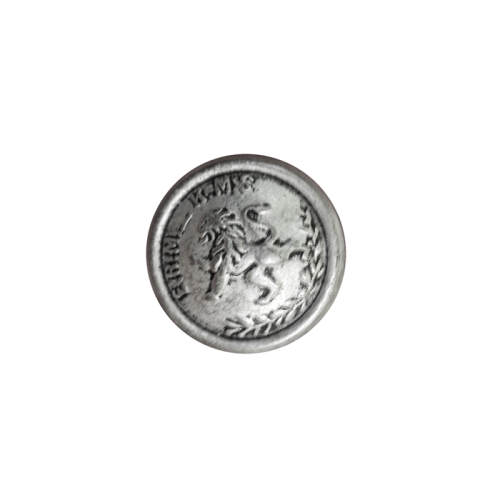 Metallist, reljeefse mustriga, kannaga nööp 18mm, 28L