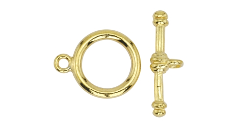T-kinnis hõbetatud/kullatud niklivaba, Toggle Clasp, 20,6 x 16mm
