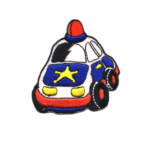 Triigitav aplikatsioon, Väike politseiauto 6 x 6 cm