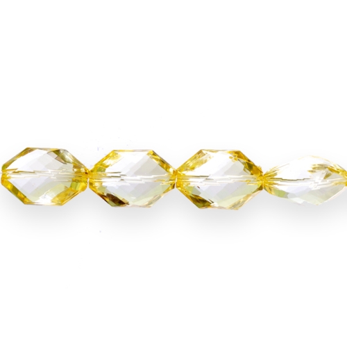 Ristkülikukujuline lapik tahuline kristall 22 x 15 x 12mm