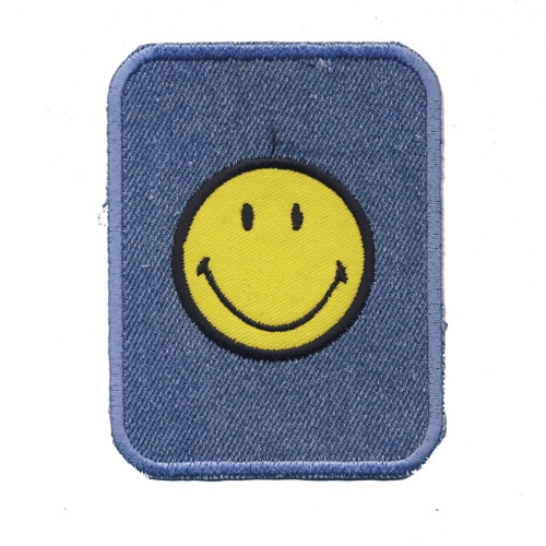 Triigitav aplikatsioon; Smiley, 9,5 x 7,5 cm