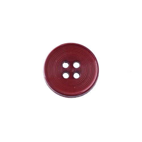 Triibureljeefiga, nelja auguga plastiknööp, 18mm, 28L