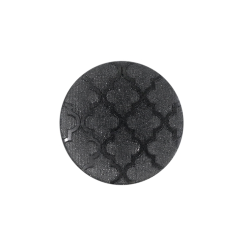 Reljeefse ornamendimustriga, süvistatud kannaga plastiknööp, 23mm, 36L