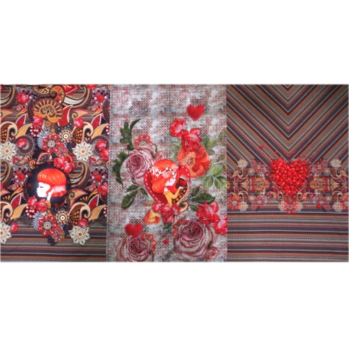 Trikookangas kupongina, sõlmelise pahupoolega (half panama), 75 cm x 150 cm, Stenzo, Art.20035