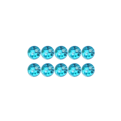 Ümarad plastkristallid, 4 mm, 10 tk pakis