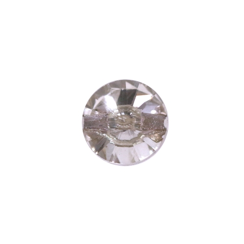 Ümar kristallilaadne akrüülnööp, süvistatud kannaga, 18mm, 28L