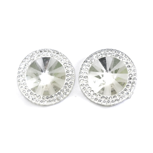 Mummulised, krobelise pinnaga tahulised dekoratiivkivid, 24 mm, 2 tk pakis