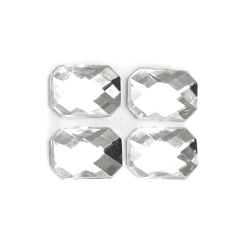 Kandilised tahulised triigitavad dekoratiivkivid, 13 × 10 mm, 6 tk pakis