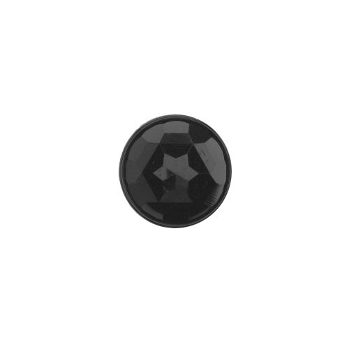 Tahuline, reljeefne, kannaga plastiknööp, ø15 mm, suurus: 24L