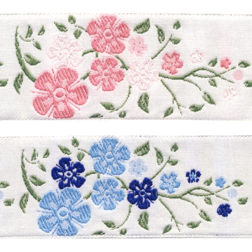 Lillemustriga valge pael 5 cm, #445