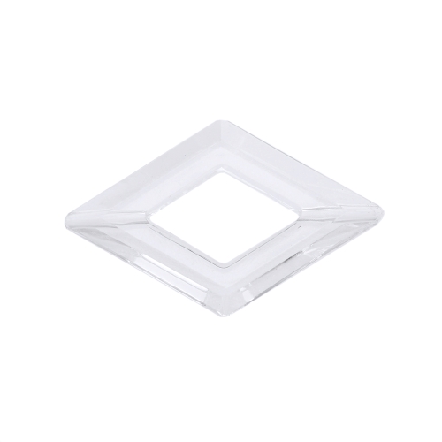 Rombikujuline, pikuti läbistatud, akrüülkristall 54 x 35 x 7mm