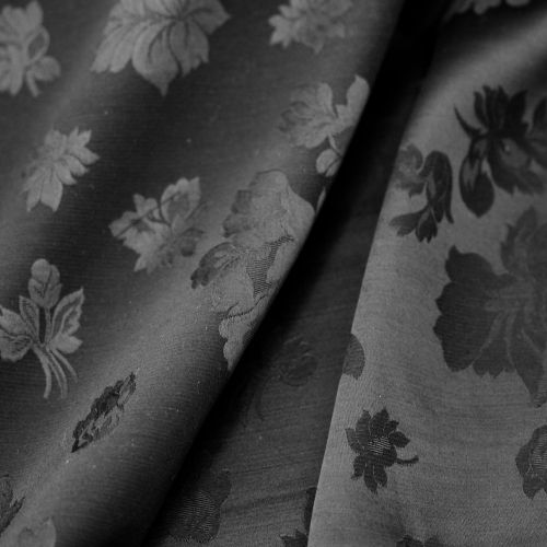 Pidulik žakaar (jacquard) kostüümikangas, helkleva lillemustriga, 150cm, 14016, Soodushind!