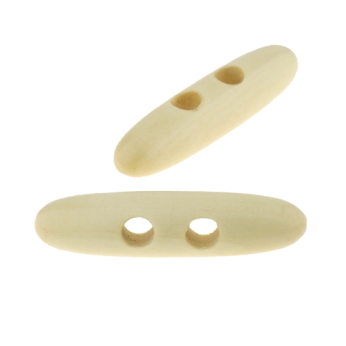 Kaheaugulised puitnööbid, pöörad, 60 x 13 mm