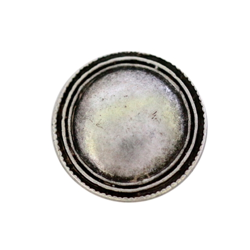 Metallnööp reljeefse triibumustriga 28mm/44L