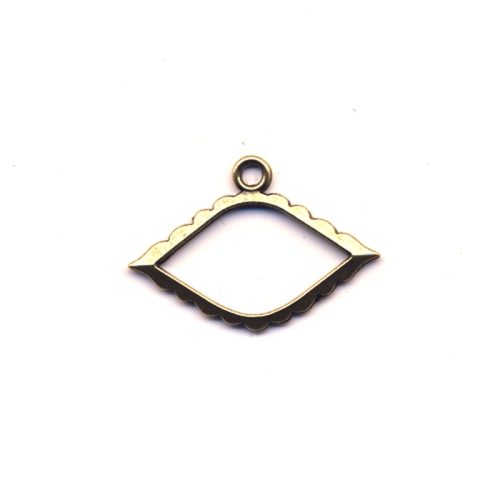 Artistic Wire Wrapper, Eye Shape, 30 x 20mm