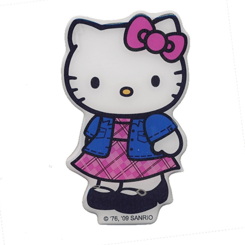 3D kleebis; Hello Kitty kleitiga, 9,3 x 5,5 cm