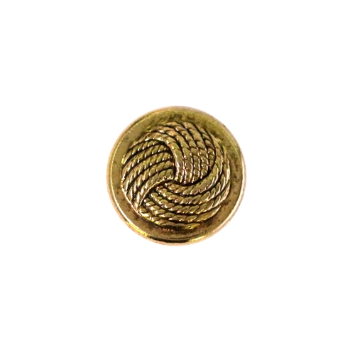 Reljeefse mustriga, kannaga metallnööp, 15mm, 24L