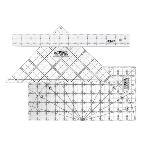 Tollmõõdustikus joonlauad, Inch Scale Rulers, OLFA Frosted Advantage