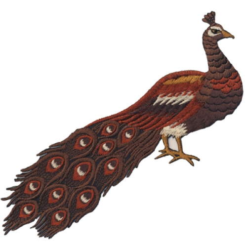 Triigitav aplikatsioon, paremale vaatav paabulind, 20 x 10 cm