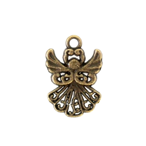 Inglikujuline metallist ripats, 17 x 14 x 1mm
