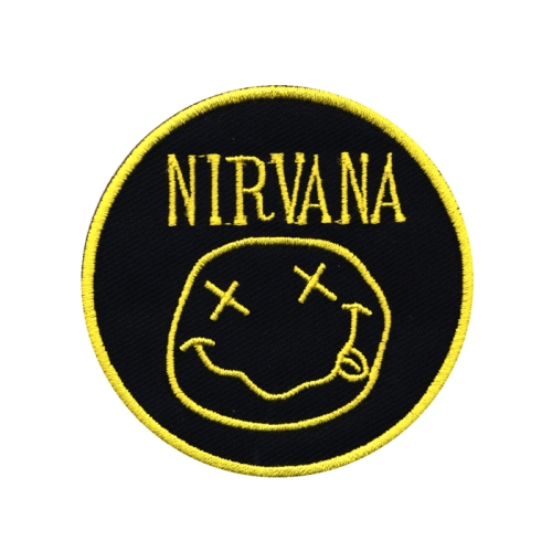 Triigitav Aplikatsioon; ansambel Nirvana logo 7,5 cm