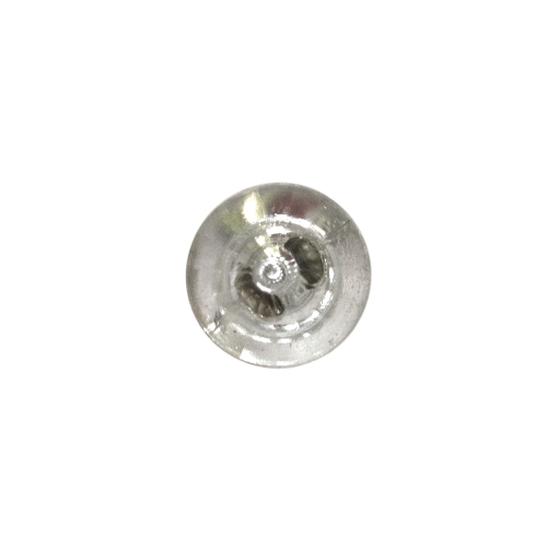 Plastikkristalliga, metallilaadsest plastikust, kannaga pidulik nööp 11mm, 18L