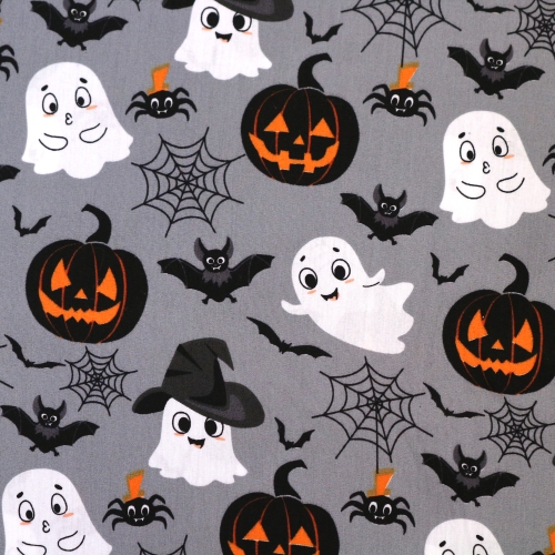 Halloweeni teemaline, puuvillane popliinkangas, 145cm, 133.170
