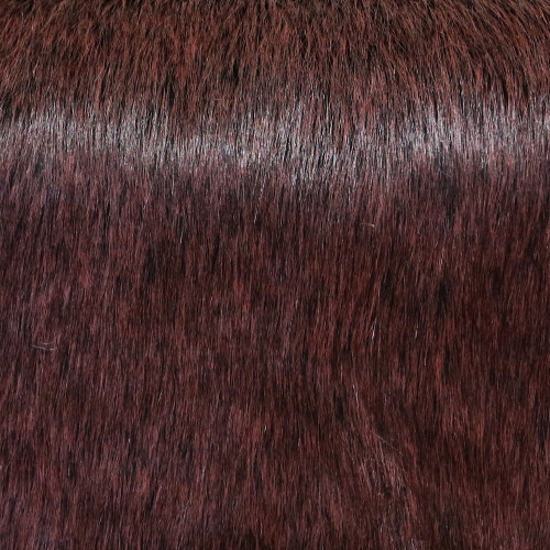 Tumepruun kunstkarusnahk, 150cm