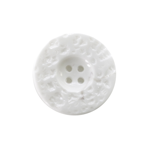 Krobelise mustriga plastiknööp, nelja auguga ø25 mm, suurus: 40L